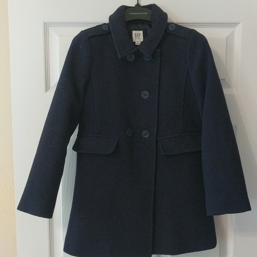 Girls GAP navy peacoat